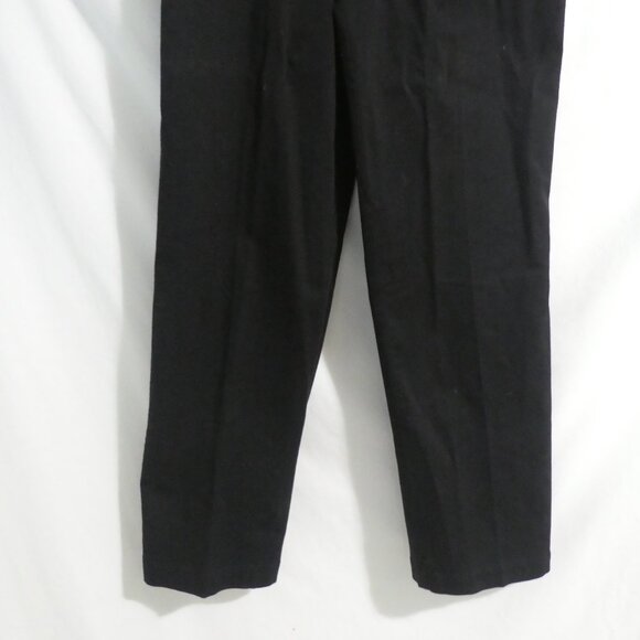 RAFAELLA | size 12 | Casual Black Pants With Matching Belt | NWOT - Picture 7 of 16